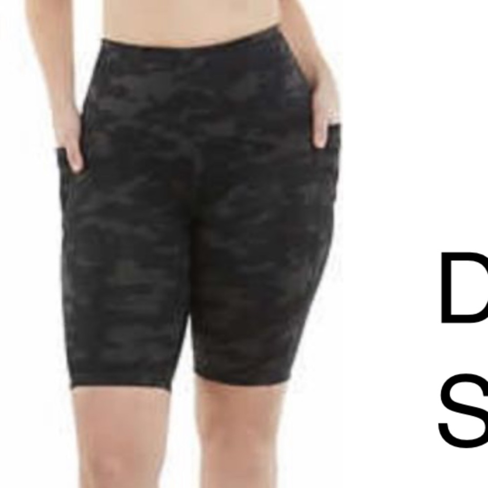 Lot of 2 DANSKIN BIKER SHORTS XL
